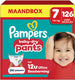 Pampers baby-dry pants maat 7 - 126 luierbroekjes -15kg+ - maandbox