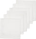 Meyco baby uni monddoekjes - 6-pack - hydrofiel - white - 30x30cm
