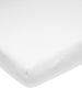 Meyco baby uni molton stretch hoeslaken juniorbed - white - 70x140 150cm