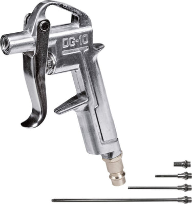 Einhell blaaspistool set - 5-delig - incl. 4 mondstukken: 20 50 95 en 220 mm