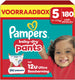 Pampers baby-dry pants maat 5 - 180 luierbroekjes - 11kg-17kg - voorraadbox