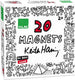 Vilac magneten keith haring - 20 houten kunstmagneten voor kinderen.