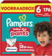 Pampers baby-dry pants maat 6 - 176 luierbroekjes - 13kg-19kg - voorraadbox