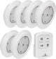 Maclean - led verlichting set van 6 stuks + afstandsbediening