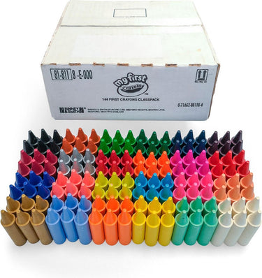 Crayola - krijt - 144 jumbo waskrijtjes - schoolverpakking