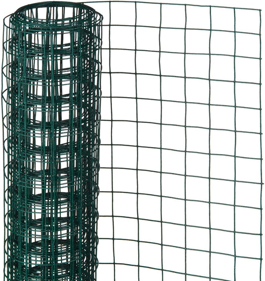 Nature - verzinkt staal gaas - 5 x 1m - groen - 12,7mm mazen