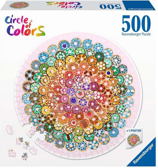 Ravensburger puzzel donuts - legpuzzel - 500 stukjes