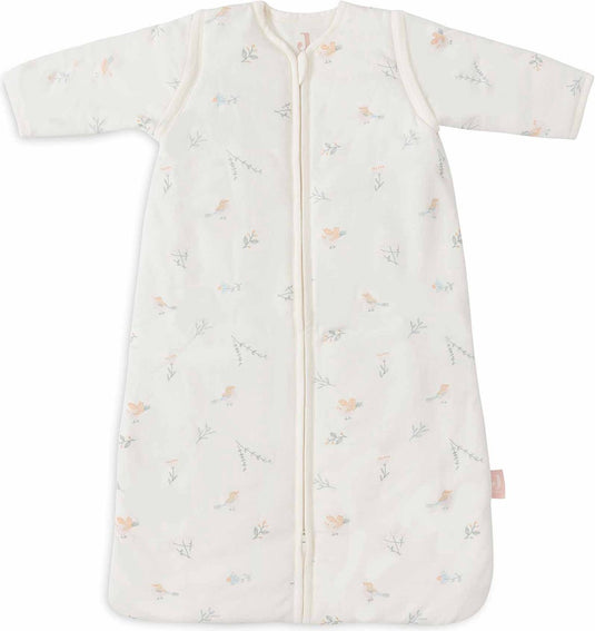 Jollein baby slaapzak winter met afritsbare mouw 110cm - lovely birds - winterslaapzak