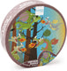 Scratch contour puzzel - draken - 25,5x26cm - 29 stukjes - 3 jaar