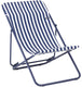 Lafuma maxi transat - strandstoel - inklapbaar - verstelbaar - airlon - indigo (blauw) gestreept