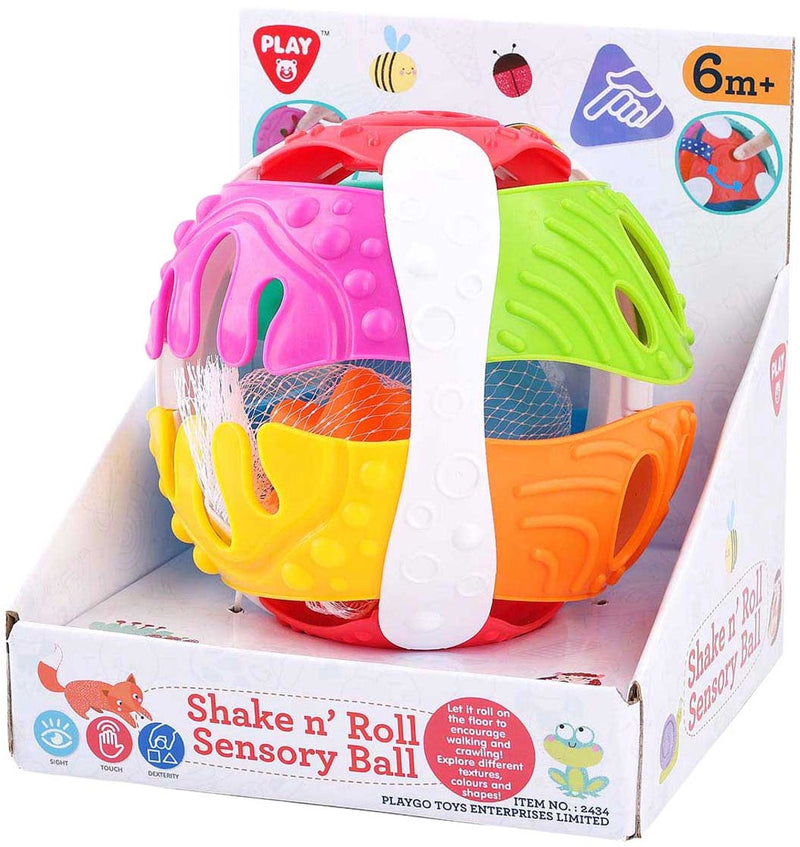 Load image into Gallery viewer, Playgo sensorische speelbal baby - kleurrijk speelgoed voor motoriek.
