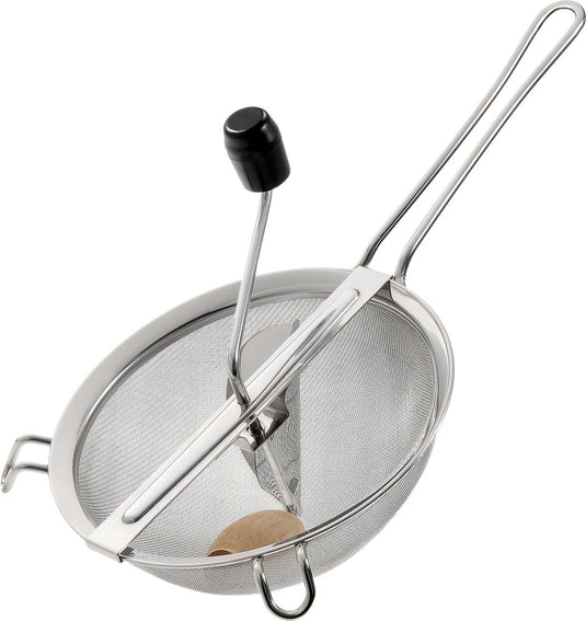 Westmark passeerzeef, diameter: 20 cm, roestvrij staal hout, freches früchtchen, zilver zwart, 11982260