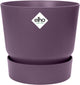 Elho greenville rond 47 - grote bloempot voor buiten met waterreservoir - 100% gerecycled plastic - ø 47 x h 44 cm - vintage pruim