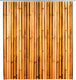 Wenko douchegordijn bamboesa, gordijn van milieuvriendelijke, recyclebare kunststoffolie (peva), voor douche en badkuip, waterdicht, 180 x 200 cm, incl. 12 witte douchegordijnringen, bruin