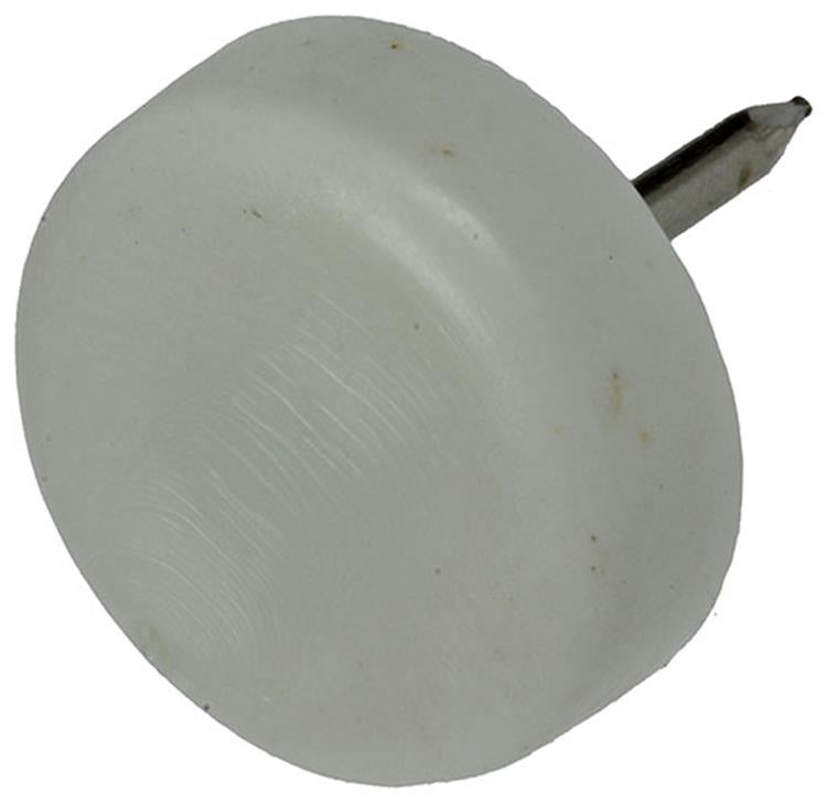 Load image into Gallery viewer, Mack 1047706 - stoelglijder nagel kunststof wit ø 19 mm 12 st pcs | 6 stuks
