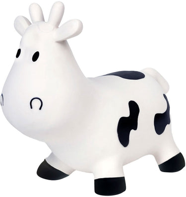 Bs toys springkoe jumpbal - speelgoed hopperbal - jumping dieren - bounce bal koe - kinderspeelgoed - speelgoed 2 jaar - inclusief pomp - tot 50 kg gewicht - cadeau kind