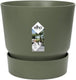 Elho greenville rond 47 - grote bloempot voor buiten met waterreservoir - 100% gerecycled plastic - ø 47 x h 44 cm - blad groen
