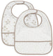 Jollein slabbetjes waterproof - 2 stuks - 30 cm - leafy dreams