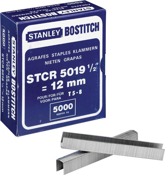 Bostitch nietjes stcr501912e (12 mm) | voor pc8000 | doos van 5.000 nietjes