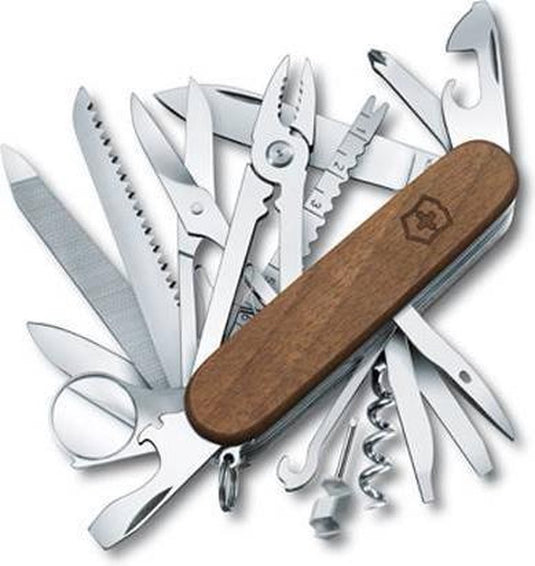 Victorinox swisschamp wood zwitsers zakmes - 29 functies - hout