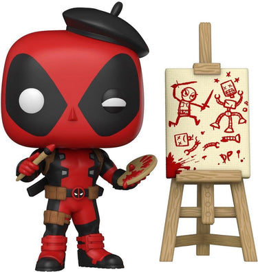 Funko pop! deadpool: artist deadpool - gamestop exclusive #887