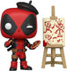 Funko pop! deadpool: artist deadpool - gamestop exclusive #887