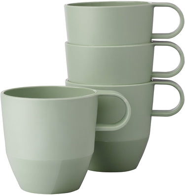 Mepal mok silueta - 4x 300 ml - koffiebeker - nordic sage