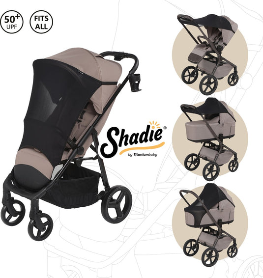 Titanium baby titaniumbaby shadie elastic sunshade black
