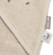 Jollein badcape baby - jersey badstof - 75x75 cm - miffy warm - sand