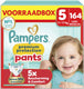 Pampers premium protection pants maat 5 - 164 luierbroekjes - 11kg-17kg - voorraadbox