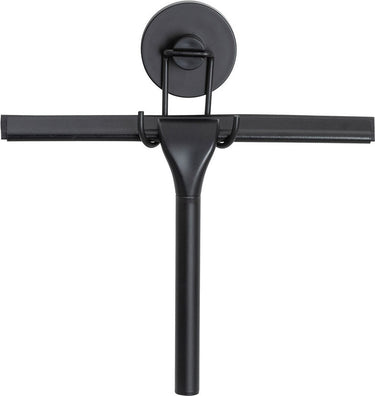 Wenko vacuum-loc douchewisser mat zwart - raamwisser - trekker douche - bevestigen zonder boren
