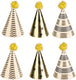 Partycasa party casa feesthoedjes - 6 stuks - verjaardag hoofddeksels - party hat set - papieren feesthoeden - kinderfeestje accessoires