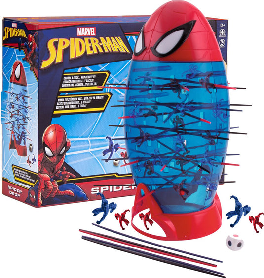 Imc toys spiderman - spider drop spel