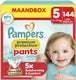 Pampers premium protection pants maat 5 maandbox - 144 luierbroekjes - 11kg-17kg - maandbox