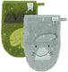 Trixie washandje 2-pack| mr. shark - mr. dino