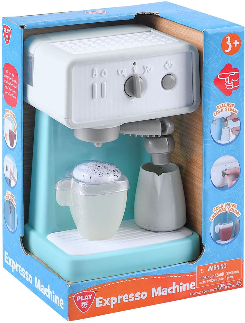 Load image into Gallery viewer, Play go espressomachine wit blauw - 3dlg.

