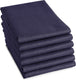 Ddddd - 6x theedoek logo - 60x65 cm - blauw - set van 6 stuks