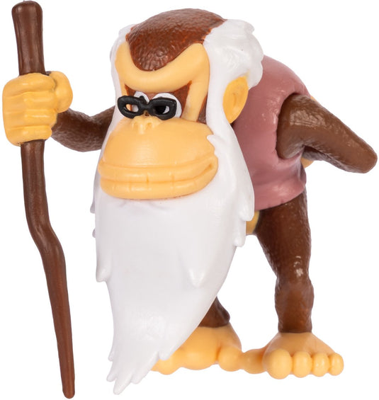 Jakks nintendo super mario 6 cm donkey kong, diddy kong, cranky kong limited edition