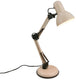 B.k.licht briloner pixa - tafellamp - 7394011 - zwenkbaar - kabelschakelaar - e14 fitting - max. 25 watt - ø15.5 x 53 cm - beige