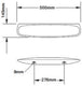 Plieger spring brussel planchet 50cm wit