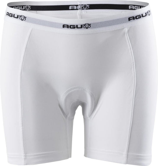Agu underwear fietsonderbroek essential - fietsonderbroek dames met zeem - ademend fietsondergoed - wit - xl