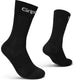 Gripgrab - ride high cut zomer fietssokken 1 paar wielersport coolmax sokken hoog - unisex - zwart