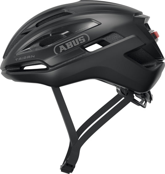 Abus fietshelm taipan led velvet black l - 57-61 cm - zwart - geschikt voor gebruik op gravel bikes - 315 g