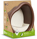 Elho organic bird feeder 25cm - vogelvoederhuisje en vogelbadje - 100% gerecycled plastic - l27.4 x b16.8 x h25.4 cm - kastanje bruin