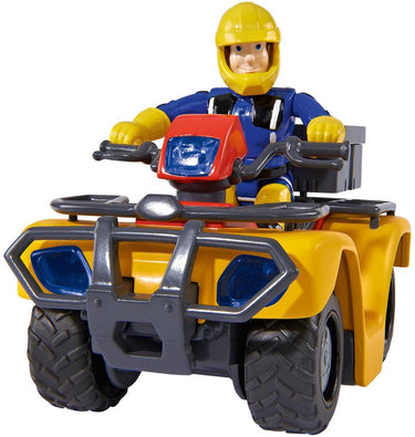 Simba - speelgoedvoertuig brandweerman sam - quadbike mercury met brandweerman sam - vanaf 3 jaar