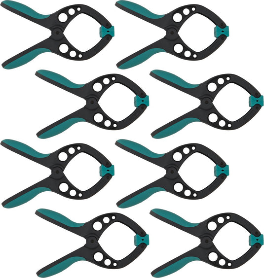 Wolfcraft - 8 veerklemmen pro - veerklem 60 mm - zeilklem - marktklem - extra sterk - 60 mm zeilklemmen - 8652000