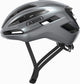 Abus fietshelm taipan graphite silver m - 54-58 cm - zilver - geschikt voor gebruik op gravel bikes - 275 g