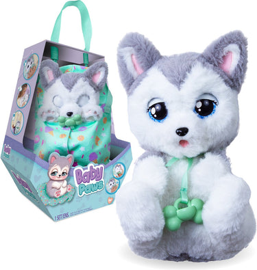Imc toys baby paws hondje husky - interactieve pluchen knuffel