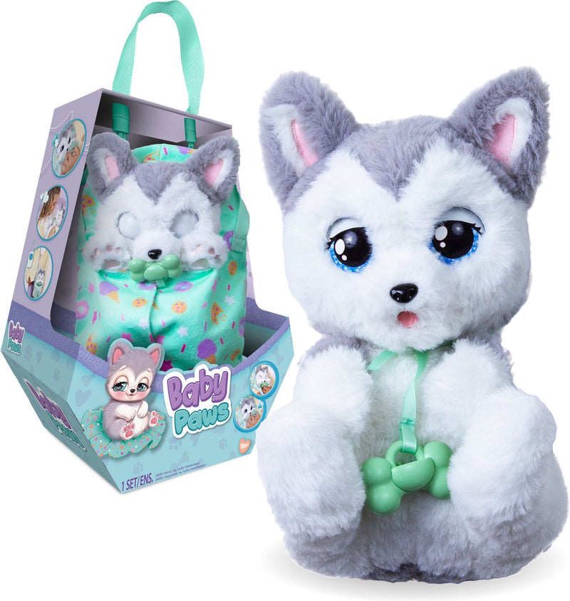 Load image into Gallery viewer, Imc toys baby paws hondje husky - interactieve pluchen knuffel
