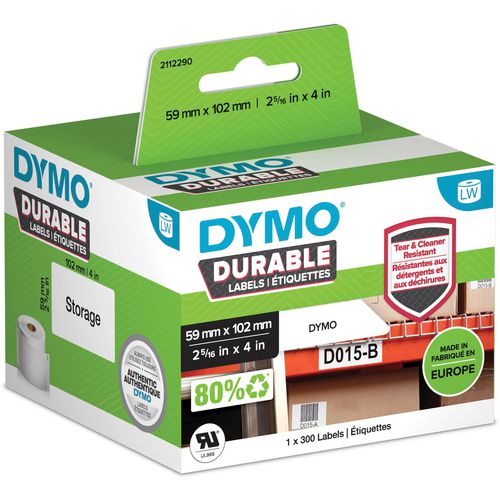 Etiketten dymo 2112290 wit
